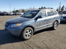 Salvage cars for sale at Denver, CO auction: 2008 Hyundai Santa FE GLS