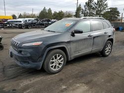 Salvage cars for sale at Denver, CO auction: 2016 Jeep Cherokee Latitude