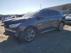 Salvage cars for sale at Fredericksburg, VA auction: 2017 Acura MDX Sport Hybrid Technology