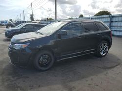 Salvage cars for sale at Miami, FL auction: 2011 Ford Edge Sport