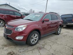 Salvage cars for sale at Pekin, IL auction: 2016 Chevrolet Equinox LT