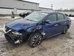 Salvage cars for sale at Leroy, NY auction: 2016 Nissan Sentra S