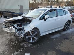 Salvage cars for sale at Exeter, RI auction: 2018 Subaru Impreza Sport