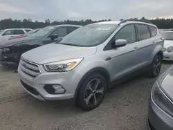 Salvage cars for sale at Harleyville, SC auction: 2018 Ford Escape SEL