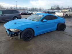 Salvage cars for sale at Fort Wayne, IN auction: 2022 Ford Mustang GT