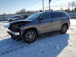 Salvage cars for sale at Hillsborough, NJ auction: 2019 Toyota Highlander SE