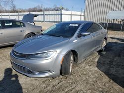 Salvage cars for sale at Spartanburg, SC auction: 2015 Chrysler 200 Limited