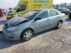 Toyota Corolla ce salvage cars for sale: 2005 Toyota Corolla CE