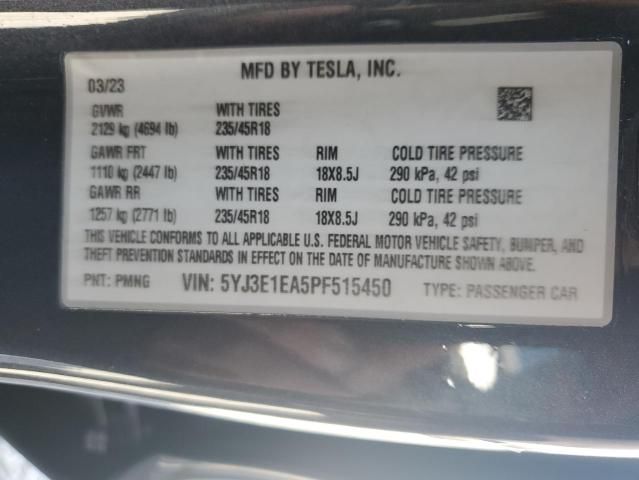 2023 Tesla Model 3