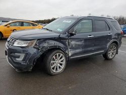 SUV salvage a la venta en subasta: 2017 Ford Explorer Limited