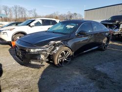 Salvage cars for sale at Spartanburg, SC auction: 2018 Honda Accord Sport