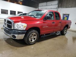 Dodge salvage cars for sale: 2007 Dodge RAM 1500 ST