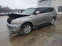 Salvage cars for sale at Gaston, SC auction: 2012 Infiniti QX56