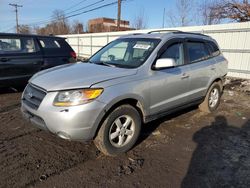 Salvage cars for sale at New Britain, CT auction: 2007 Hyundai Santa FE GLS