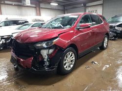 Chevrolet Equinox lt salvage cars for sale: 2018 Chevrolet Equinox LT