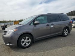 Salvage cars for sale at Fresno, CA auction: 2017 Toyota Sienna