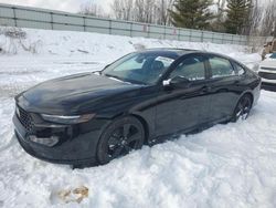 Salvage cars for sale at Davison, MI auction: 2024 Honda Accord Hybrid SPORT-L