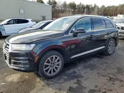 Salvage cars for sale at Exeter, RI auction: 2018 Audi Q7 Premium Plus