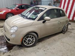 Salvage cars for sale at West Mifflin, PA auction: 2012 Fiat 500 POP