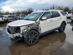 Salvage cars for sale at Woodburn, OR auction: 2015 Ford Explorer Limited