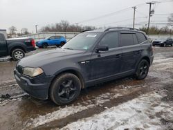 Salvage cars for sale at Hillsborough, NJ auction: 2006 BMW X3 3.0I