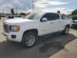 Vehiculos salvage en venta de Copart Miami, FL: 2016 GMC Canyon SLT