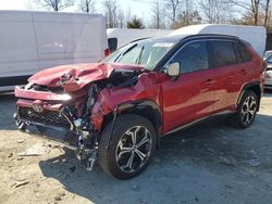 Salvage cars for sale at Waldorf, MD auction: 2021 Toyota Rav4 Prime XSE