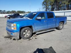 Salvage cars for sale at Dunn, NC auction: 2014 Chevrolet Silverado K1500 LT