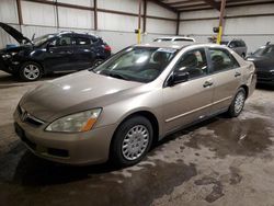 Salvage cars for sale at Pennsburg, PA auction: 2006 Honda Accord Value