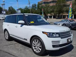 Salvage cars for sale at North Billerica, MA auction: 2016 Land Rover Range Rover HSE