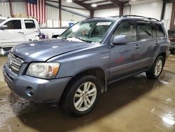 Salvage cars for sale at West Mifflin, PA auction: 2006 Toyota Highlander Hybrid