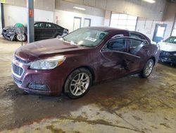 Salvage cars for sale at Indianapolis, IN auction: 2015 Chevrolet Malibu 1LT