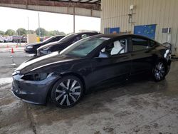 Salvage cars for sale at Homestead, FL auction: 2024 Tesla Model 3