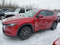 Salvage cars for sale at Leroy, NY auction: 2018 Mazda CX-5 Touring