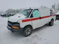 Salvage trucks for sale at Central Square, NY auction: 2020 Chevrolet Express G2500