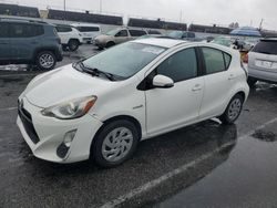 Salvage cars for sale at Van Nuys, CA auction: 2016 Toyota Prius C