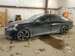 Salvage cars for sale from Copart Nisku, AB: 2018 Honda Accord Sport