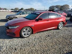 Salvage cars for sale at San Diego, CA auction: 2018 Honda Accord LX