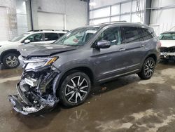 Salvage cars for sale at Ham Lake, MN auction: 2020 Honda Pilot Touring