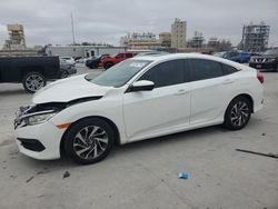 Salvage cars for sale at New Orleans, LA auction: 2016 Honda Civic EX