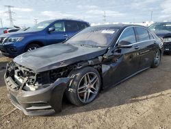 Salvage cars for sale at Elgin, IL auction: 2016 Mercedes-Benz S 550 4matic