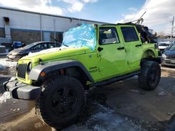 Jeep Wrangler Unlimited Sport salvage cars for sale: 2016 Jeep Wrangler Unlimited Sport