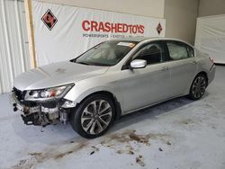 Salvage cars for sale at Dunn, NC auction: 2015 Honda Accord Sport