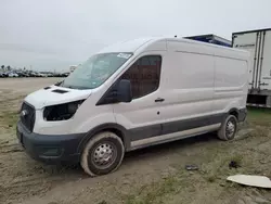 Salvage trucks for sale at Houston, TX auction: 2024 Ford Transit T-250