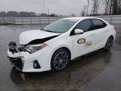 Salvage cars for sale at Dunn, NC auction: 2015 Toyota Corolla L