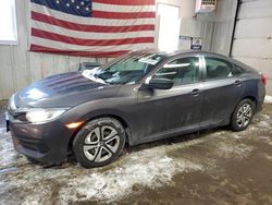 Salvage cars for sale at Lyman, ME auction: 2016 Honda Civic LX