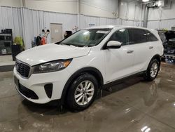 Salvage cars for sale at Wayland, MI auction: 2019 KIA Sorento LX