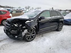 Salvage cars for sale at West Warren, MA auction: 2018 Ford Edge Sport