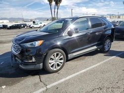 Salvage cars for sale at Van Nuys, CA auction: 2019 Ford Edge Titanium