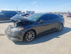 2017 Ford Fusion SE en venta en Grand Prairie, TX